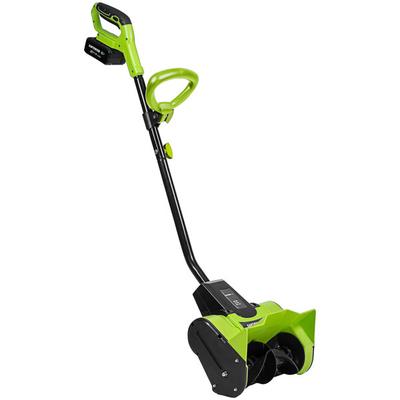 Earthwise 12" Cordless Snow Blower with 4.0 Ah Battery and Fast Charger SN70112S - 20V