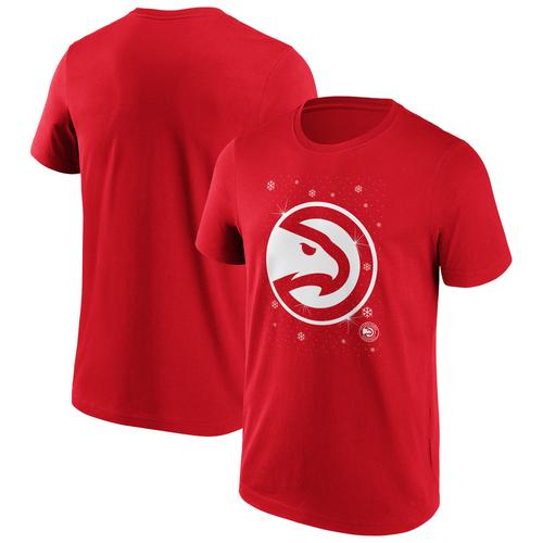 Atlanta Hawks Fanatics Branded Sparkle Christmas Graphic T-Shirt – Herren