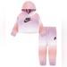 Nike Matching Sets | Nike Girls Outfit Jogging Suit Tie Dye Outfit Toddler Outfit 2 Piece Set Gift | Color: Pink/Purple | Size: 24mb