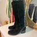 Nine West Shoes | Nine West Vintage Dourado Riding Boots | Color: Black | Size: 7.5