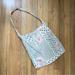 Free People Bags | Free People Cotton Boho Floral Polka Dot Reusable Tote Bag | Color: Pink/White | Size: Os