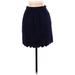 J. by J.Crew Formal Skirt: Blue Solid Bottoms - Women's Size 0