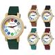 Holzwerk Germany® Girls' Watch Children's Watch Boys Watch Eco Natural Wooden Watch Learning Watch Leather Strap Watch Analogue Classic Quartz Watch in Blue Black Green Red Turquoise Brown White