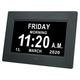 TMCC Dementia Clock Digital Day Calendar Clock - 12 Alarm Options,Extra Large Non-Abbreviated Day & Month Memory Loss Clock for Vision Impaired, Elderly, Alzheimer