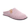 Pantoffel ROHDE "LUCCA", Damen, Gr. 37, rosa (rosé), Filz, meliert, klassisch, Schuhe, Clog, Hausschuh, Homeslipper in melierter Optik