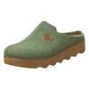 Pantoffel ROHDE "FOGGIA", Damen, Gr. 39, grün (grün, meliert), Filz, klassisch, Schuhe, Hausschuh, Schlappen, Clog, Homeslipper mit Profilsohle