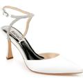 Kamilah Ankle Strap Pump - White - Badgley Mischka Heels