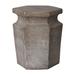 Bungalow Rose Clesha Ceramic Garden Stool in Brown/Gray | 18 H x 15 W x 15 D in | Wayfair 8747E3D5BFF24B47B721FE720EFFD934