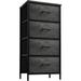 4 Drawer Bedside Nightstand Chest Tower Bedroom Dresser, Assorted Colors