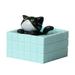 Pianpianzi Extra Large Garden Yard Statues Outdoor And Garden Statues Outdoor 4 Models Of Blue Bath Cat Microlandscape Landscaping Doll Creative Hand Office Decoration