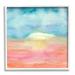 Stupell Industries Abstract Watercolor Landscape Sun Rising Horizon Sky Painting White Framed Art Print Wall Art Design by Elvira Errico