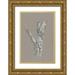 Harper Ethan 17x24 Gold Ornate Wood Framed with Double Matting Museum Art Print Titled - Chalk Birch Study II