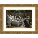 Tissot James 24x18 Gold Ornate Wood Framed with Double Matting Museum Art Print Titled - Communion of the AVintagetles