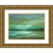 Finch Sheila 18x14 Gold Ornate Wood Framed with Double Matting Museum Art Print Titled - Hidden Cove