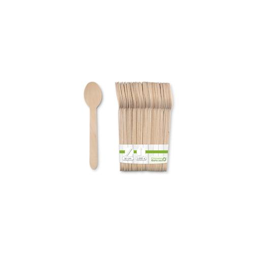 greenbox - Holzlöffel 16 cm, biobeschichtet, 1000 St.