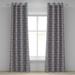 Ambesonne Floral Grommet Curtain Anchor Striped Backdrop 50 x 108 White Blue and Red