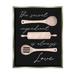 Stupell Industries Secret Ingredient Love Romantic Baking Utensil Quote Graphic Art Luster Gray Floating Framed Canvas Print Wall Art Design by Lux + Me Designs