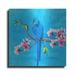 Luxe Metal Art Spring Bird And Flower by Ata Alishahi Metal Wall Art 12 x12