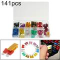 Blade Fuse Assortment Kit 141Pcs 2/3/5/7.5/10/15/20/25/30/35/40Amp Car Fuses Assortment Kit with Clip