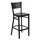 Flash Furniture Hercules Series Grid-Back Metal Restaurant Bar Stool, Brown