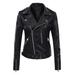 ZIZOCWA Women Vest Long Coats For Women With Hood Womens Long Sleeve Leather Jacket Motorcycle Leather Jacket Pu Leather Jacket Fashion Womens Jacketcoat Womens Zippe Wool Jacket