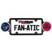 Houston - Go Texans - Automotive License Plate Frame with Team Badges