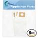 24 Replacement Simplicity 6370 Vacuum Bags - Compatible Simplicity Type U U-3 U-6 Vacuum Bags (8-Pack 3 Bags Per Pack)