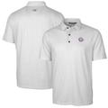 Men's Cutter & Buck Charcoal TCU Horned Frogs Team Logo Big Tall Pike Double Dot Print Stretch Polo