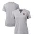 Women's Cutter & Buck Heather Gray Arkansas Razorbacks Forge Stretch Blade V-Neck Top