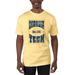 Men's Uscape Apparel Yellow Georgia Tech Jackets Logo Garment Dyed T-Shirt