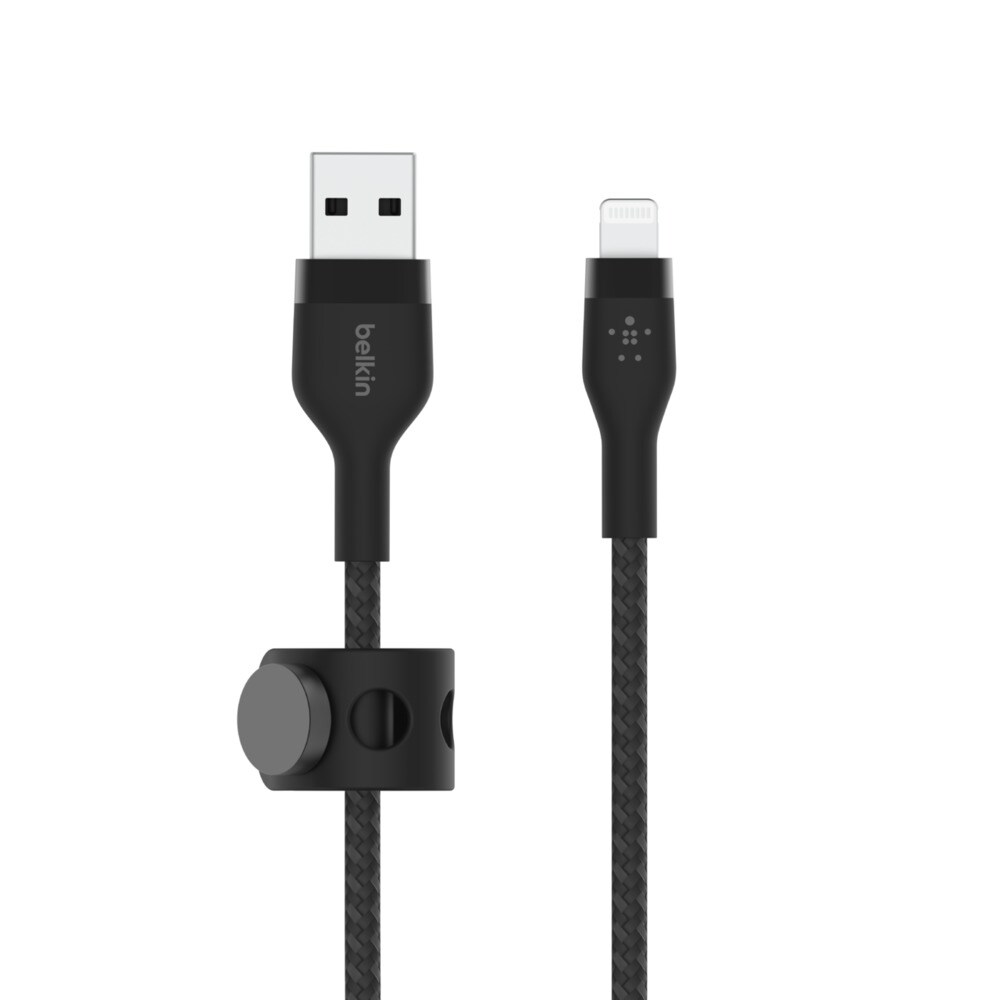 Belkin CAA010BT3MBK USB Kabel 3 m USB A USB C/Lightning Schwarz Image