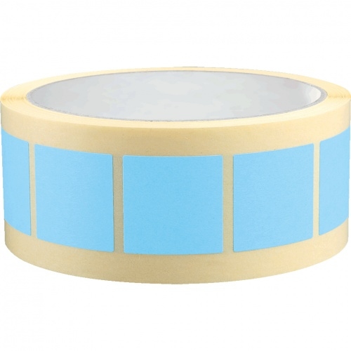 Aufkleber I Organisationsetikett, beschriftbar, hellblau, Haftpapier, ablösbar, 25x25mm, 500/Rolle Image