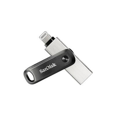 SanDisk iXpand USB-Stick 64 GB USB Type-A / Lightning 3.2 Gen 2 (3.1 Gen 2) Schwarz, Silber