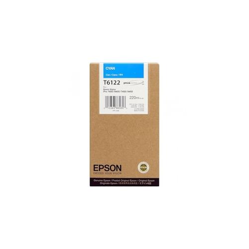 Epson Singlepack Cyan T612200, 220 ml