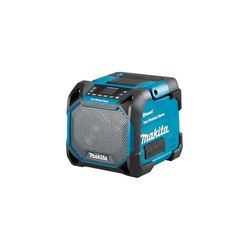 Makita DMR203 Tragbarer Lautsprecher Tragbarer Stereo-Lautsprecher Schwarz, Blau