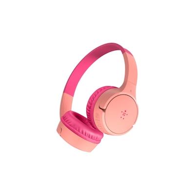 Belkin SOUNDFORM Mini Kopfhörer Verkabelt & Kabellos Kopfband Musik Mikro-USB Bluetooth Pink