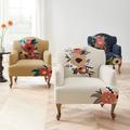 Astrid Embroidered Armchair - Amber - Grandin Road
