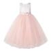 Ekidsbridal Lace Tulle Tutu Flower Girl Dress Formal Evening Gown Wedding Reception Birthday Party Social Event 188 10