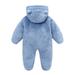 Aayomet Baby Girl Clothes Rompers Baby Boy Organic Cotton Baby Boy Girl Short/Long Sleeve Bodysuit Unisex Onesie for Toddler Light Blue 6-9 Months