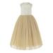 Ekidsbridal Lace Halter Back Flower Girl Dresses Junior Bridesmaid Gown for Wedding Pageants 213 3