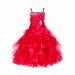 Ekidsbridal Rhinestone Organza Layers Flower Girl Dress Father Daughter Dance Recital 164S 16