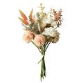 Hanging Outdoor Silk Plants Faux Silk Flowers Fake Bouquet of Roses Artificial Fake Flowers Plants Silk Flower Arrangements Wedding Bouquets Decorations Plastic Floral Table Centerpieces For Home