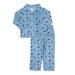 Leveret Kids Pajamas Flannel Pajamas Boys & Girls 2 Piece Christmas Pajama Set Penguin 5 Years