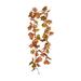 Pianpianzi Outdoor Fake Plants Lime Flowers Artificial Small Plants Artificial Christmas Leaf Festival Decoration Rattan Wall Leaf Decor Party Hanging Simulation Maple Rattan Fall Maple Home Decor