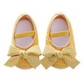 Infant Baby Girl Shoes Mary Flats Toddler Walking Shoes Soft Sole Princess Wedding Shoes Prewalkers Wedding Dress Shoes Crib Shoes for 0-12M