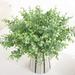 Vnanda 4Packs Eucalyptus Stems Real Touch Fake Eucalyptus for Flower Arrangements Artificial Eucalyptus Leaves Faux Greenery Branches Bulk