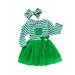 2Pcs Toddler Baby Kids Girls St.Patrick s Day Clothes Party Princess Tutu Dress