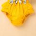 Aayomet Baby Bodysuit Girl Fall Baby Bodysuit Sets Baby Bodysuit Solid 2-Pack Unisex Onsies Cotton Boy Girl Undershirt Outfit 0-24 Months Yellow 6 Months