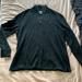 Polo By Ralph Lauren Sweaters | Black Ralph Lauren Polo Quarter Zip Pullover Size Large With Leather Accents | Color: Black | Size: L