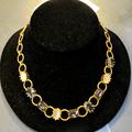 Kate Spade Jewelry | (#39) Nwot Kate Spade Glass Stones Necklace | Color: Blue/Gold | Size: Os